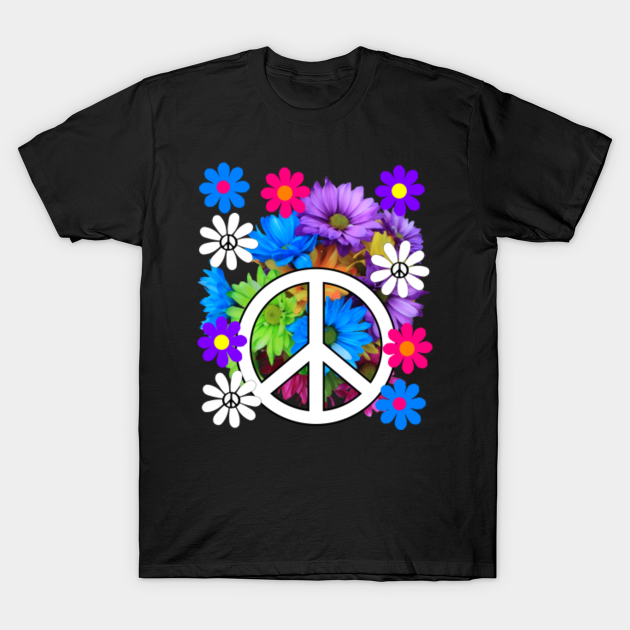 Flower Power Hippies Flower Power TShirt TeePublic